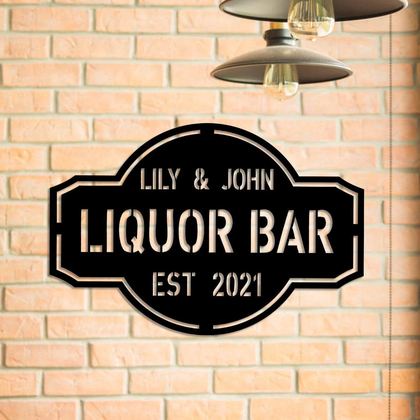 Personalized Metal Liquor Bar Sign, Custom Pub, Tap, Lounge, Cafe, Home Wall Decor, Metal Laser Cut Metal Signs Custom Gift Ideas