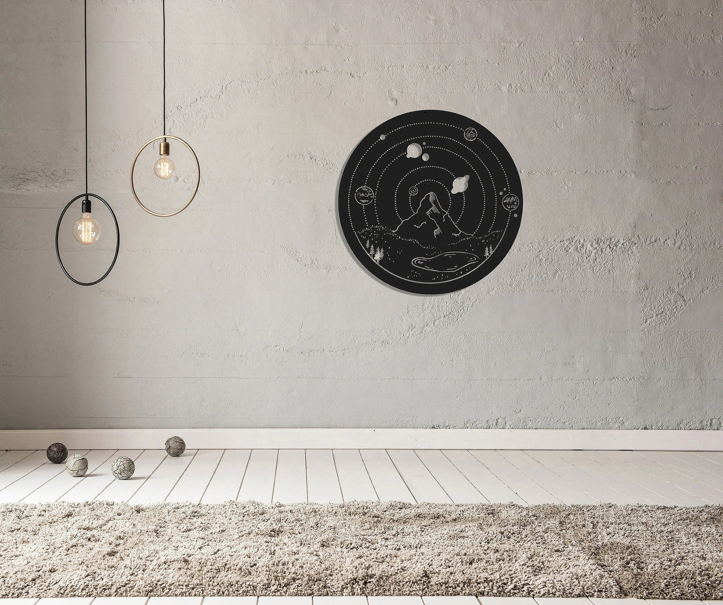 Planets Metal Wall Decor, Metal Wall Art, Housewarming Gift, Home Decor, Office Decor, Interior Design, Metal Laser Cut Metal Signs Custom Gift Ideas