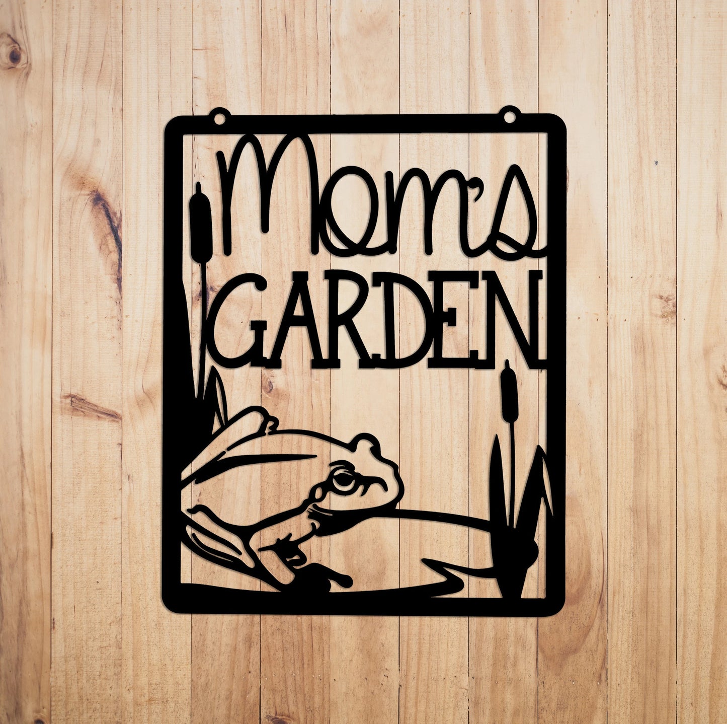 Mom's Garden Metal Sign Garden Decor Yard Art Mothers Day Metal Decor Garden Sign Garden Decoration Gift For Her Frog Sign