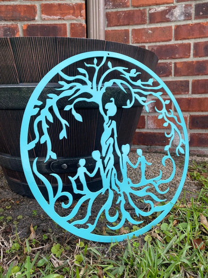 Tree of Life Mother Child Sign Metal Tree of Life Tree of Life Decor Gift for Mom Mother's Day Gift Mom Tree of Life