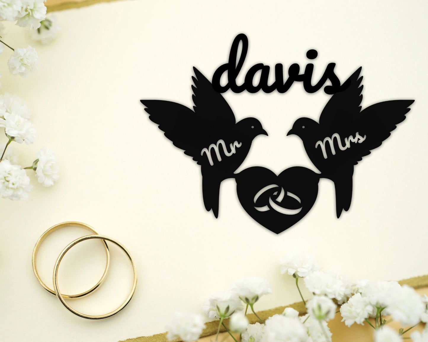 Metal Monogram Door Hanger, Metal Name Sign For Home, Personalized Metal Sign, Custom Family Name Sign, Last Name Sign, Metal Monogram Sign, Metal Laser Cut Metal Signs Custom Gift Ideas
