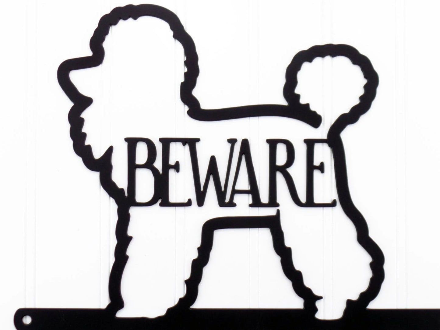 Poodles Live Here Metal Sign Black, Poodle, Metal Wall Art, Dog Sign, Outdoor Sign, Wall Decor, Signs, Dog Gifts Laser Cut Metal Signs Custom Gift Ideas