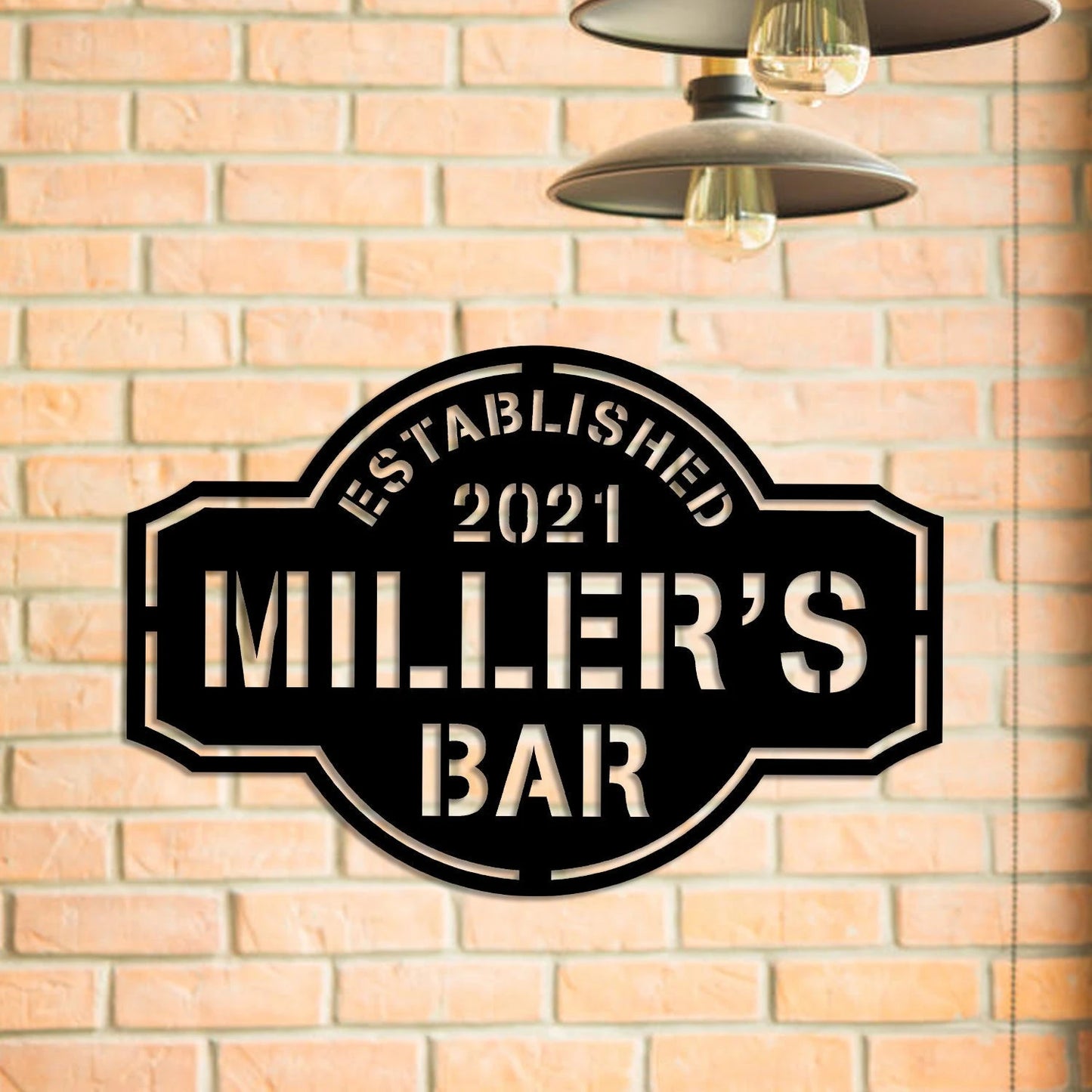 Metal Bar Sign, Custom, Tap, Lounge, Caf, Home Wall Decor, Wedding, Anniversary Art Gift For Him her, Metal Laser Cut Metal Signs Custom Gift Ideas