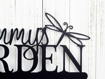 Custom Metal Garden Name Sign Custom Garden Sign Gift For Her Garden Sign Metal Sign Name Sign Personalized Sign, Laser Cut Metal Signs Custom Gift Ideas