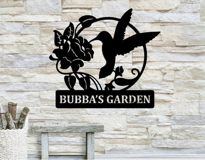 Personalized Garden Metal Art, Outdoor Metal Art, Garden Metal Art, Garden Sign, Outdoor Home Decor, Custom Garden Sign, Laser Cut Metal Signs Custom Gift Ideas