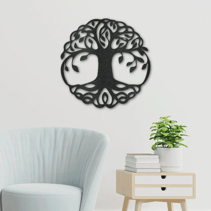 Classic Tree of Life Steel Art Wall Metal Decor Laser Cut Metal Signs Custom Gift Ideas