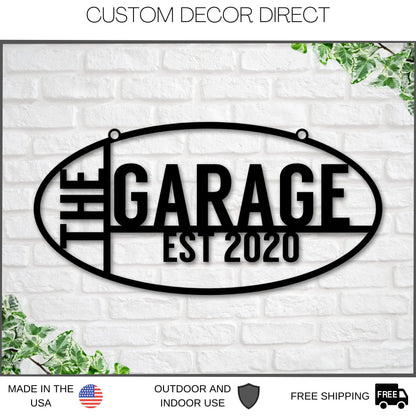Personalized Gift For Him, Husband Gift, Custom Garage Sign, Metal Shop Sign, Metal Workshop Sign, Metal Sign, Bestseller Laser Cut Metal Signs Custom Gift Ideas-2