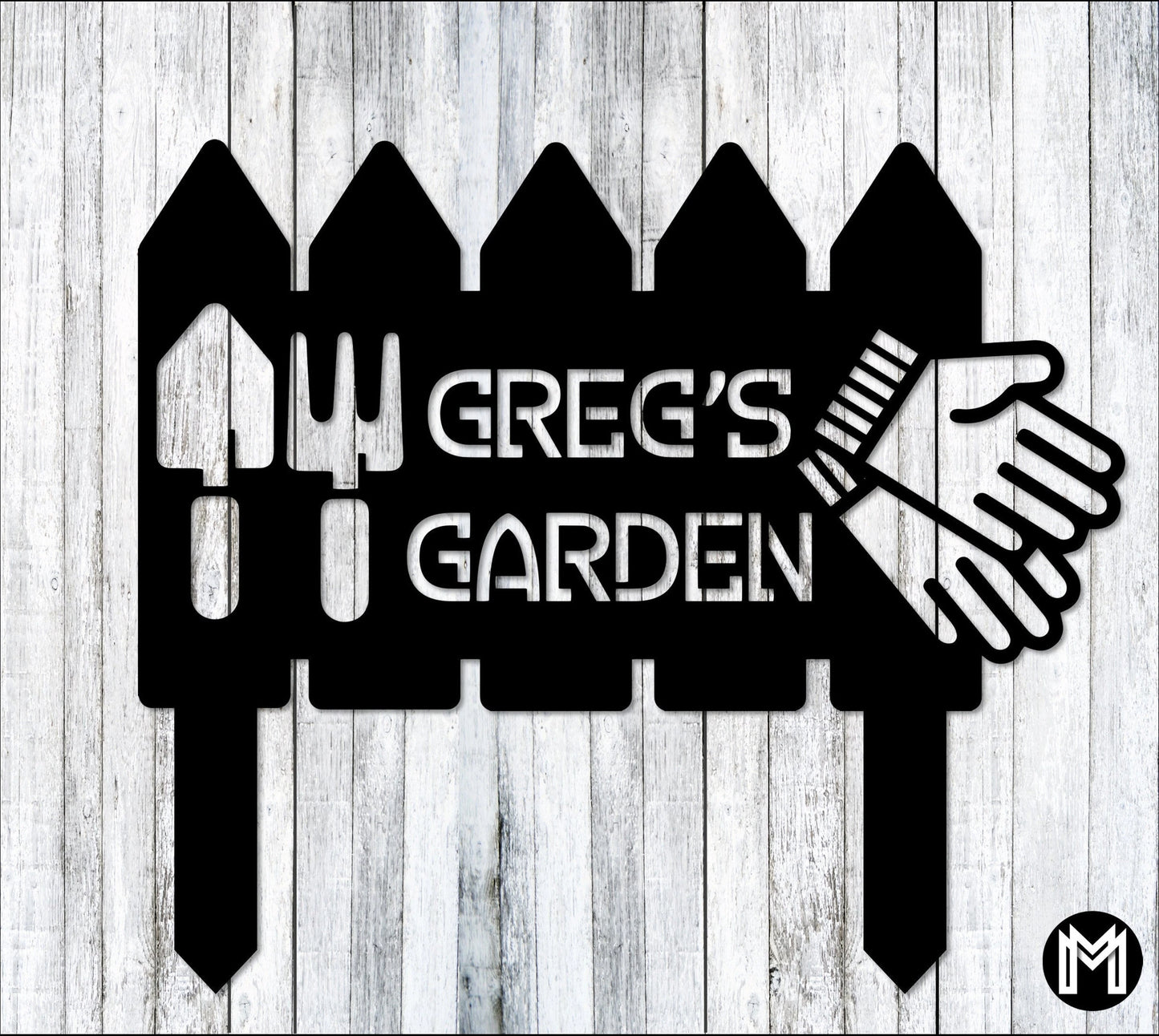 Custom Garden Sign, Garden Sign, Personalized Garden Sign, Garden, Garden Stake, Garden Art, Metal Yard Art, Outdoor Sign Gs3 Laser Cut Metal Signs Custom Gift Ideas