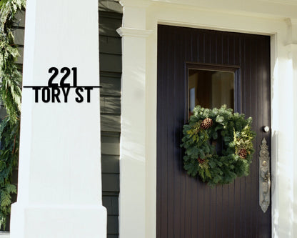 Christmas Gift, Address Sign, Metal Address Plaque, Metal House Numbers, Custom Address Sign, Home Address Sign, Address Number, Bestseller Laser Cut Metal Signs Custom Gift Ideas