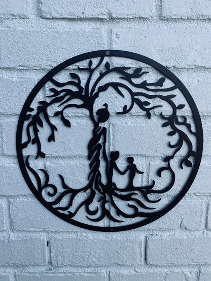Tree of Life Mother Child Sign Metal Tree of Life Tree of Life Decor Gift for Mom Mother's Day Gift Mom Tree of Life