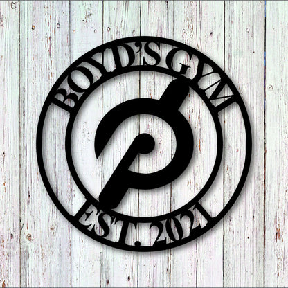 Custom Peloton Metal Sign, Personalized Gym Decor, Cycling Accessory, Custom Home Gym Sign, Metal Wall Decor, Metal Wall Art, Metal Sign Laser Cut Metal Signs Custom Gift Ideas