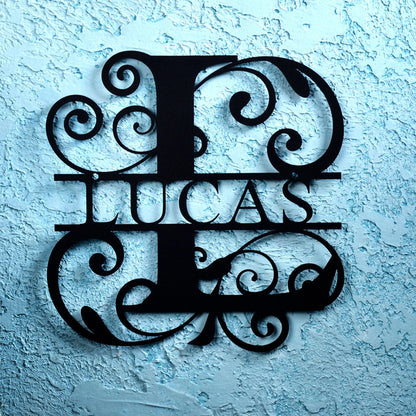 Personalized Metal,metal Monogram Sign,metal Sign,metal Wall Art,metal Signs For Home,family Name Sign,last Name Sign,metal Name Sign Laser Cut Metal Signs Custom Gift Ideas