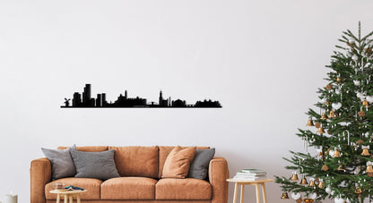 Amsterdam City Silhouette Metal Wall Art, Housewarming Gift, Metal Art, Metal Wall Decor, Large Metal Wall Art, Metal Skyline,wall Art, Metal Laser Cut Metal Signs Custom Gift Ideas