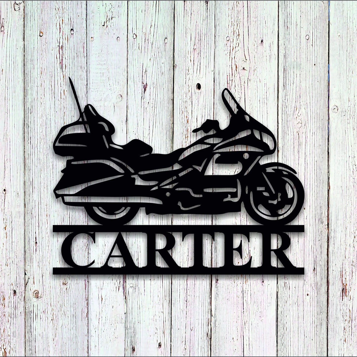 Custom Metal Motorcycle Sign, Personalized Motorcycle Name Metal Sign, Metal Wall Decor, Personalized Name Sign, Metal Name Sign, Bike Sign Laser Cut Metal Signs Custom Gift Ideas