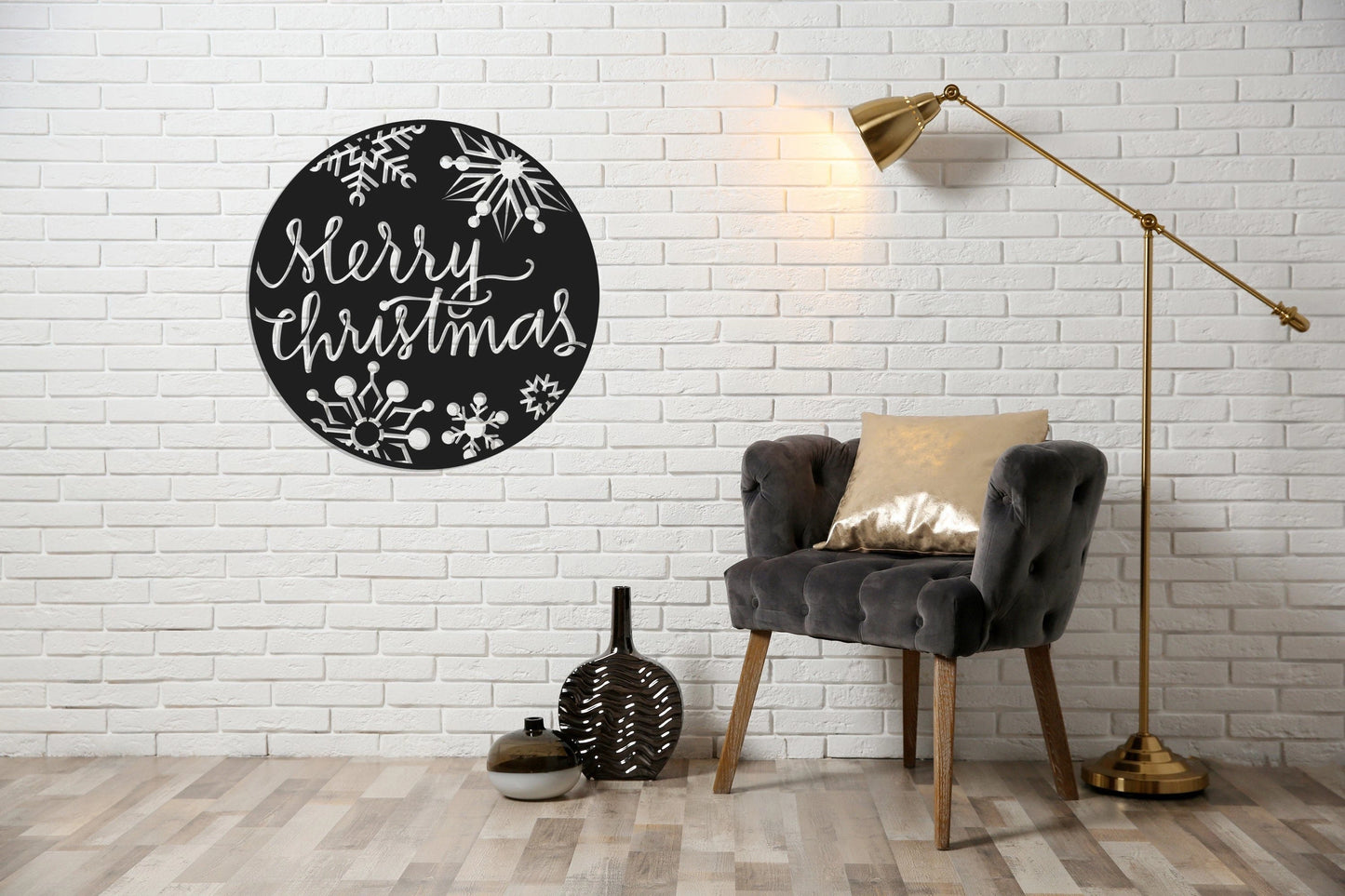 Merry Christmas Metal Wall Decor, Metal Wall Decor, Christmas Tree Decor, Living Room Decor, Housewarming Gift, Christmas Gift, Metal Laser Cut Metal Signs Custom Gift Ideas