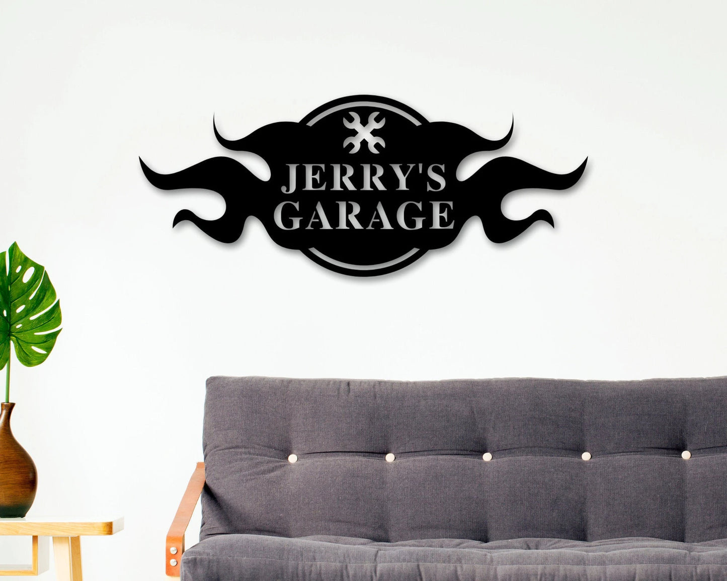 Personalized Gift For Him, Husband Gift, Custom Garage Sign, Metal Shop Sign, Metal Workshop Sign, Metal Sign, Bestseller Laser Cut Metal Signs Custom Gift Ideas-2