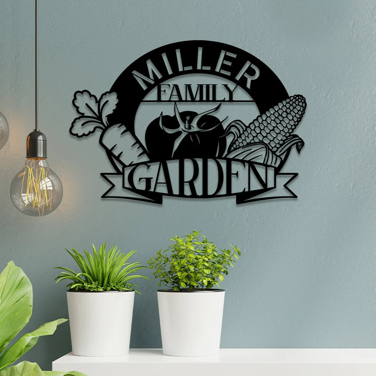 Personalized Metal Garden Sign, Custom Outdoor Garden Stake, Home Decor, Wedding, Anniversary Art Gift For Her, Gardening Lovers, Metal Laser Cut Metal Signs Custom Gift Ideas