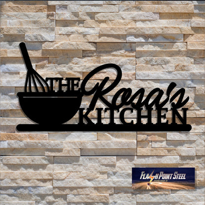 Kitchen Metal Sign, Personalized Kitchen Sign, Mothers Day, Mom Gift, Best Mom Gifts, Metal Sign, Wall Art, Mothers Home Decor, Grandma Gift Laser Cut Metal Signs Custom Gift Ideas