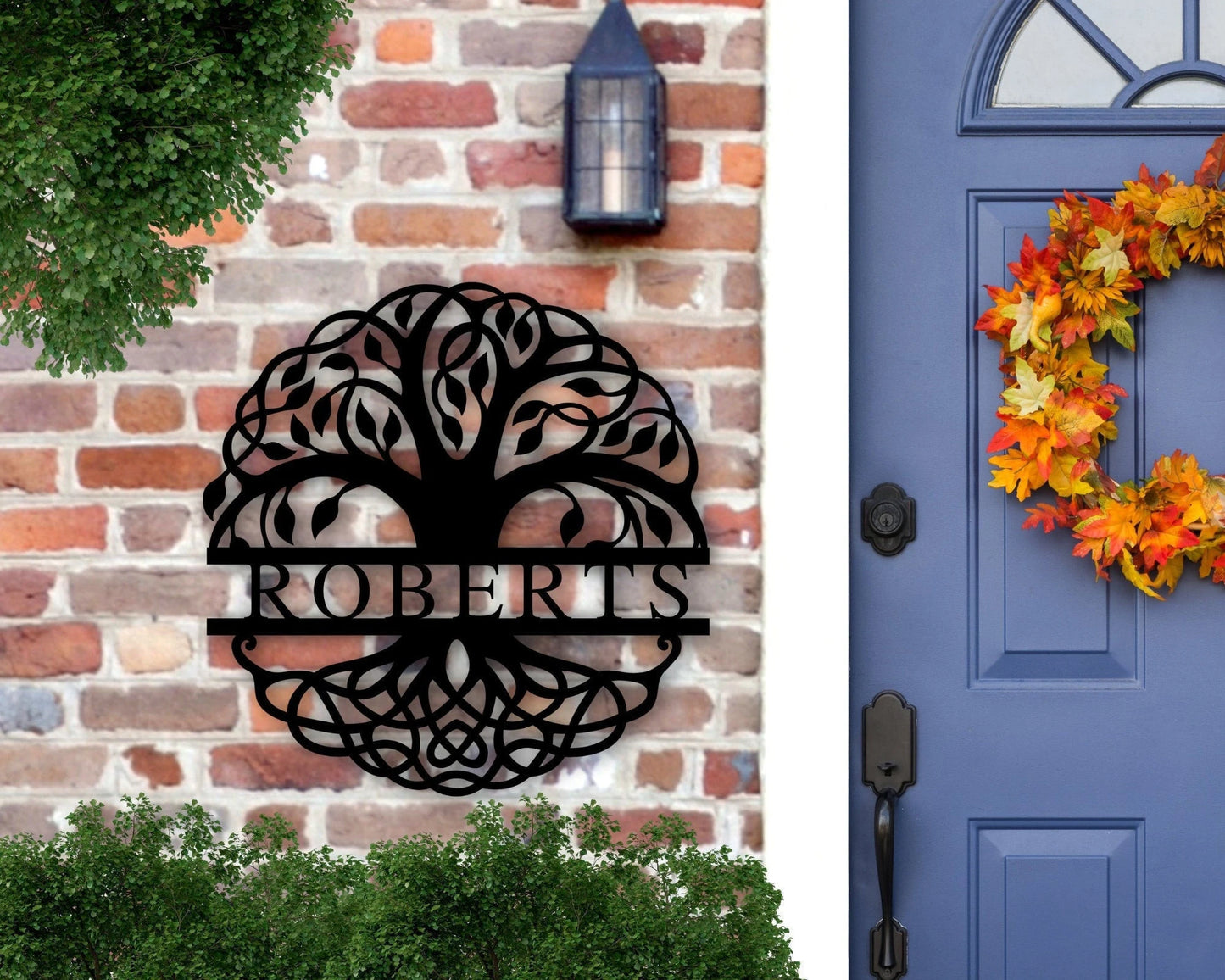 Front Porch Sign, Family Name Metal Sign, Welcome Sign, Custom Last Name Sign, Personalized Metal Wall Decor, Custom Living Room Wall Decor, Laser Cut Metal Signs Custom Gift Ideas