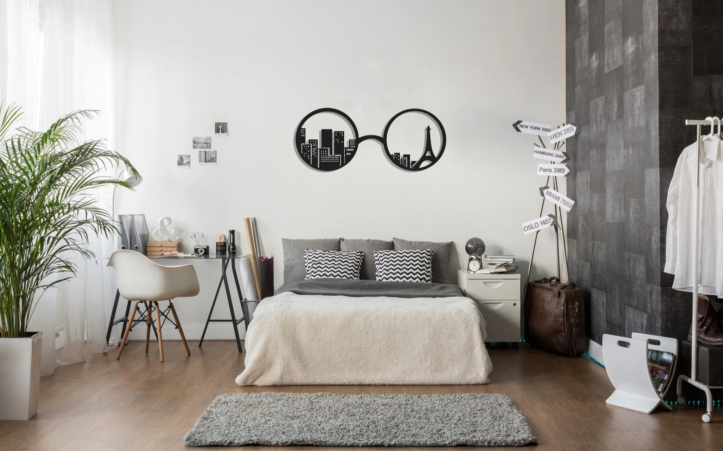 Eiffel Tower Paris Metal Wall Decor, Metal Wall Art, Housewarming Gift, Metal Art, Minimalist Wall Decor, Living Room Office Decor,, Metal Laser Cut Metal Signs Custom Gift Ideas