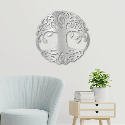 Classic Tree of Life Steel Art Wall Metal Decor Laser Cut Metal Signs Custom Gift Ideas