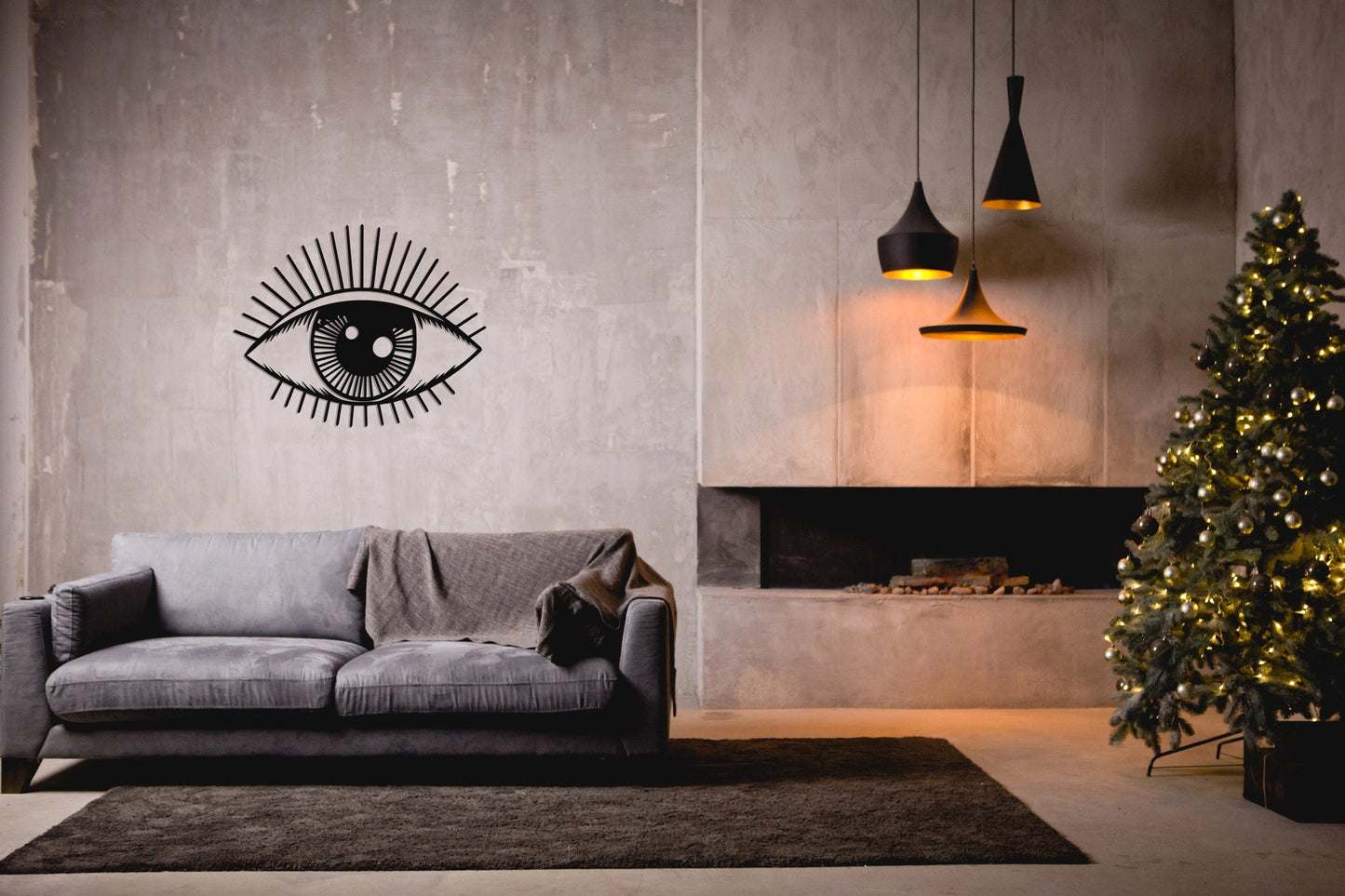 Eye Metal Wall Art, Large Metal Wall Decor, Wall Hangings, Metal Wall Signs, Housewarming Gift, Metal Laser Cut Metal Signs Custom Gift Ideas