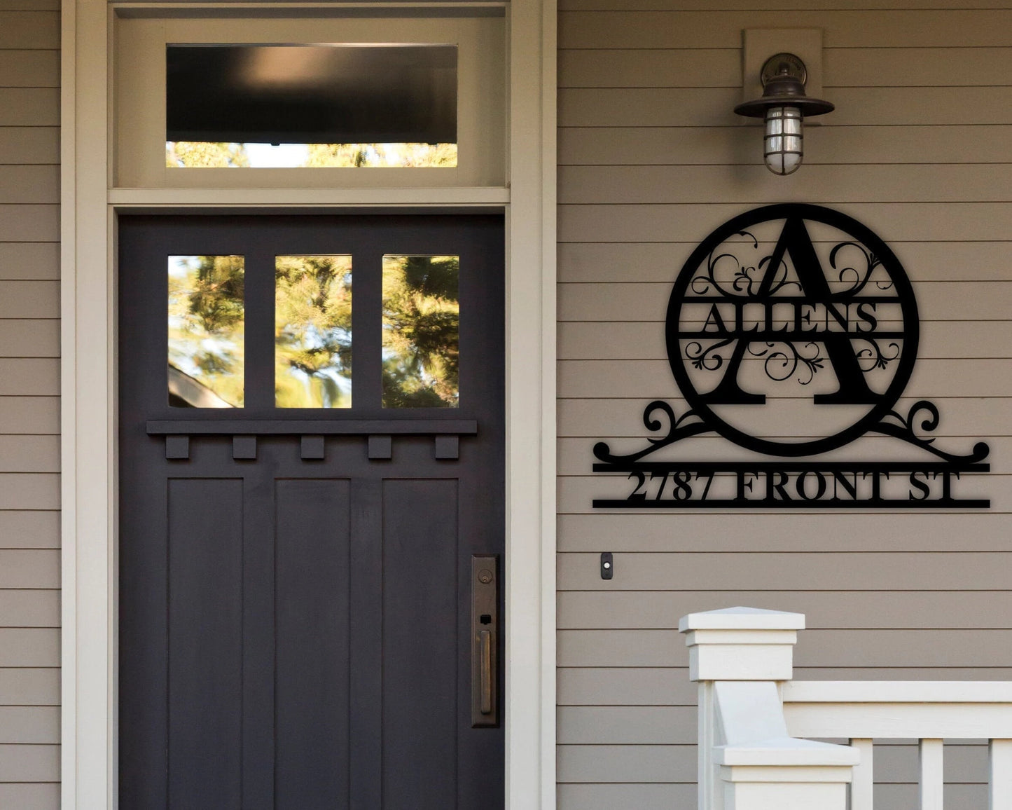 Personalized Family Name Metal Sign, Metal Monogram Sign, Last Name Sign, Housewarming Gift, Custom Metal Name Sign, Wedding Gift, Metal Laser Cut Metal Signs Custom Gift Ideas