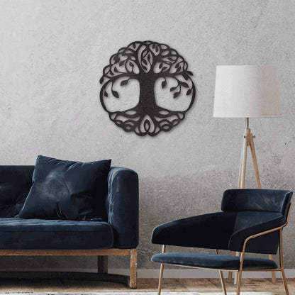 Classic Tree of Life Steel Art Wall Metal Decor Laser Cut Metal Signs Custom Gift Ideas