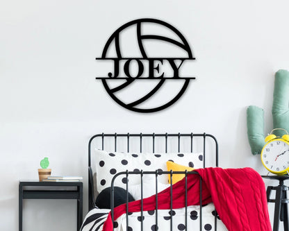 Custom Name Sign, Personalized Sport Name Sign, Custom Metal Sports Sign, Metal Nursery Wall Hanger, Sport Home Decor, Gift Ideas For Kids, Metal Laser Cut Metal Signs Custom Gift Ideas