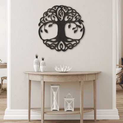 Classic Tree of Life Steel Art Wall Metal Decor Laser Cut Metal Signs Custom Gift Ideas