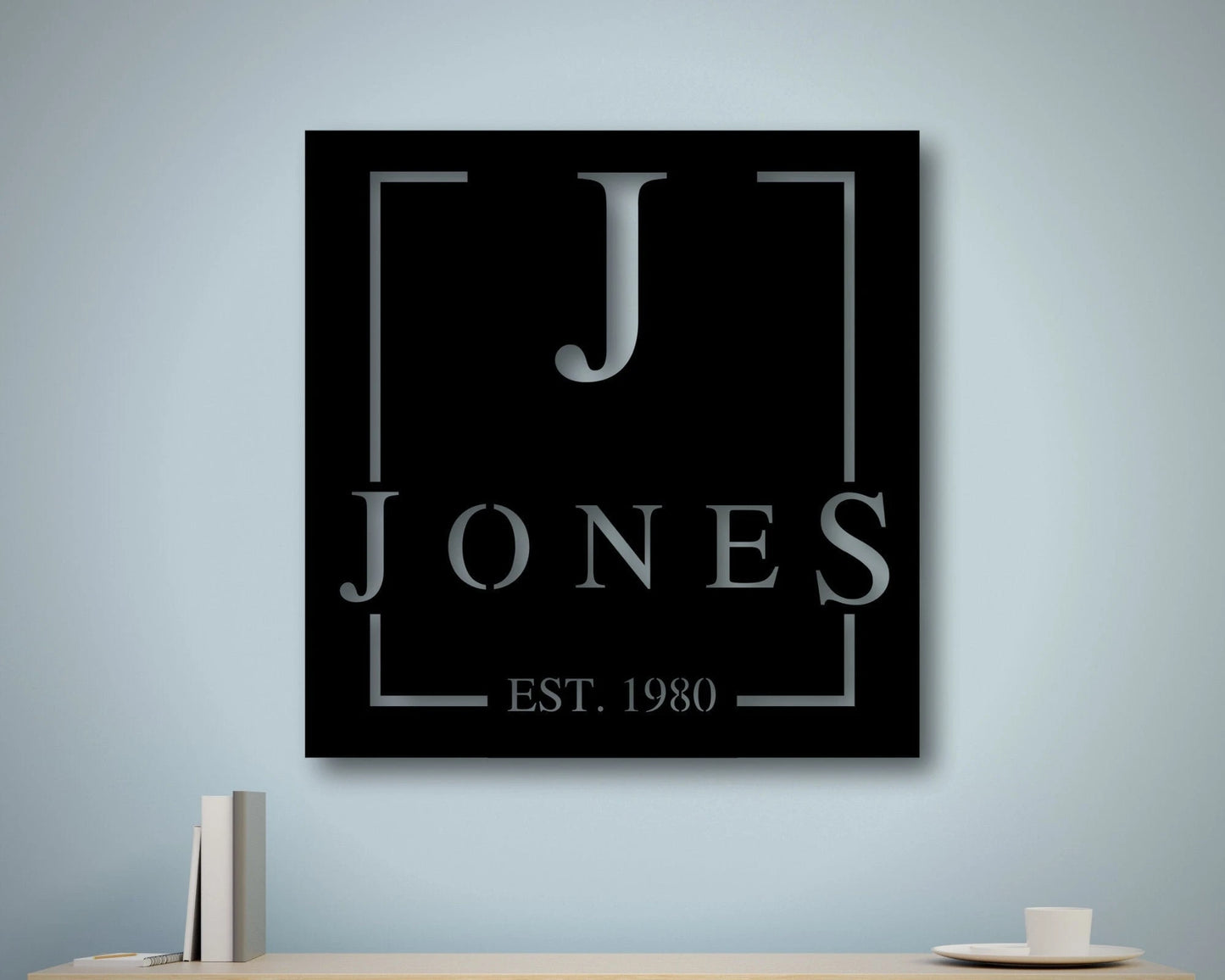 Last Name Metal Sign, Family Name Sign, Personalized Metal Wall Decor, Housewarming Gift, Welcome Sign For Front Porch, Metal Monogram Sign, Laser Cut Metal Signs Custom Gift Ideas