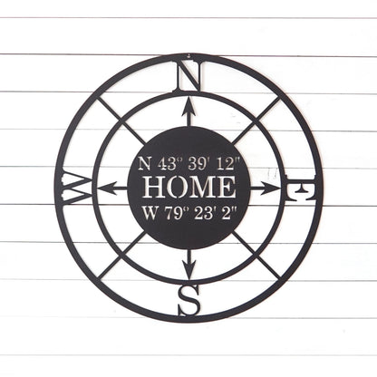 Custom Gps Coordinates Sign Latitude Longitude Signs Laser Cut Metal Signs Custom Gift Ideas