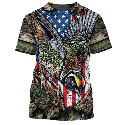 Quail Perched On The Rock All Over Print Shirt