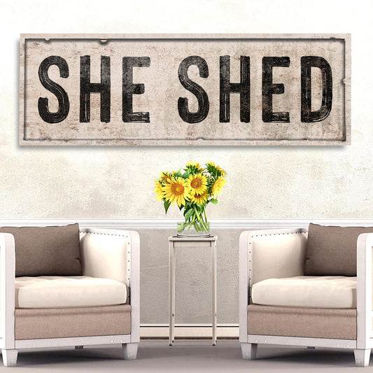 She Shed V - canvas