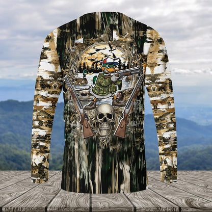 Awesome Mallard Duck Hunting Camo All Over Print Shirt