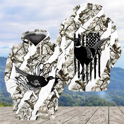 America Pheasant Hunting Camo All Over Print Shirt