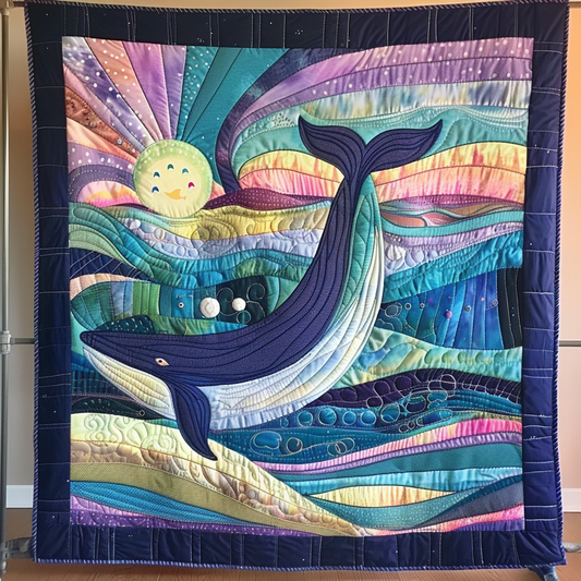 Mystic Mermaid Quilted Blanket - Throw (55" x 60")