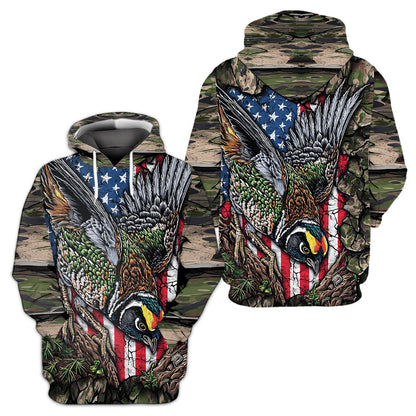 Quail Perched On The Rock All Over Print Shirt