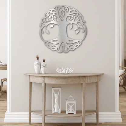 Classic Tree of Life Steel Art Wall Metal Decor Laser Cut Metal Signs Custom Gift Ideas