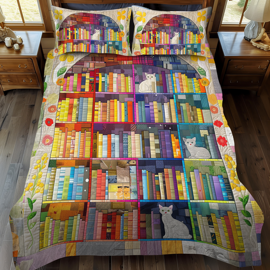 Verse Vista 3-Piece Quilted Bedding Set - Single (59" x 70")