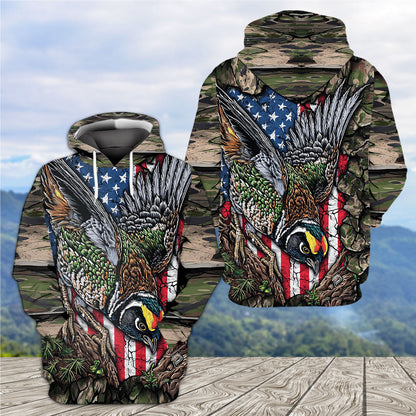 Quail Perched On The Rock All Over Print Shirt