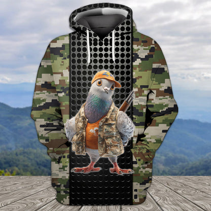 Funny Dove Hunting All Over Print Shirt