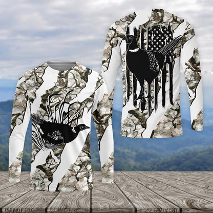 America Pheasant Hunting Camo All Over Print Shirt