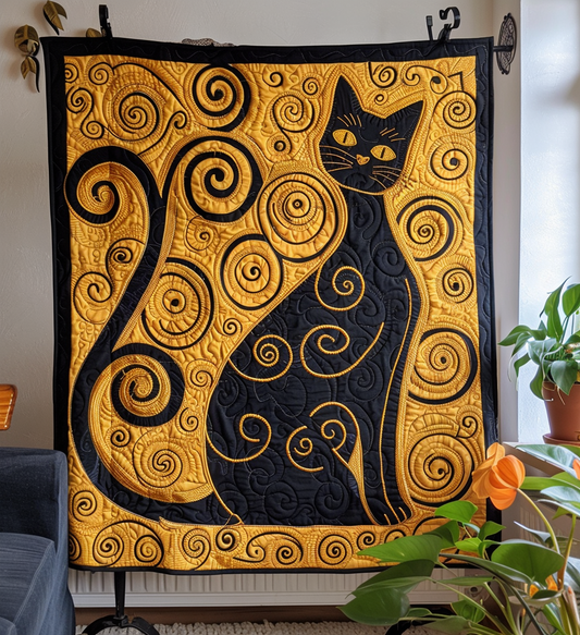 Meow Mosaic Quilted Blanket - Throw (55" x 60")