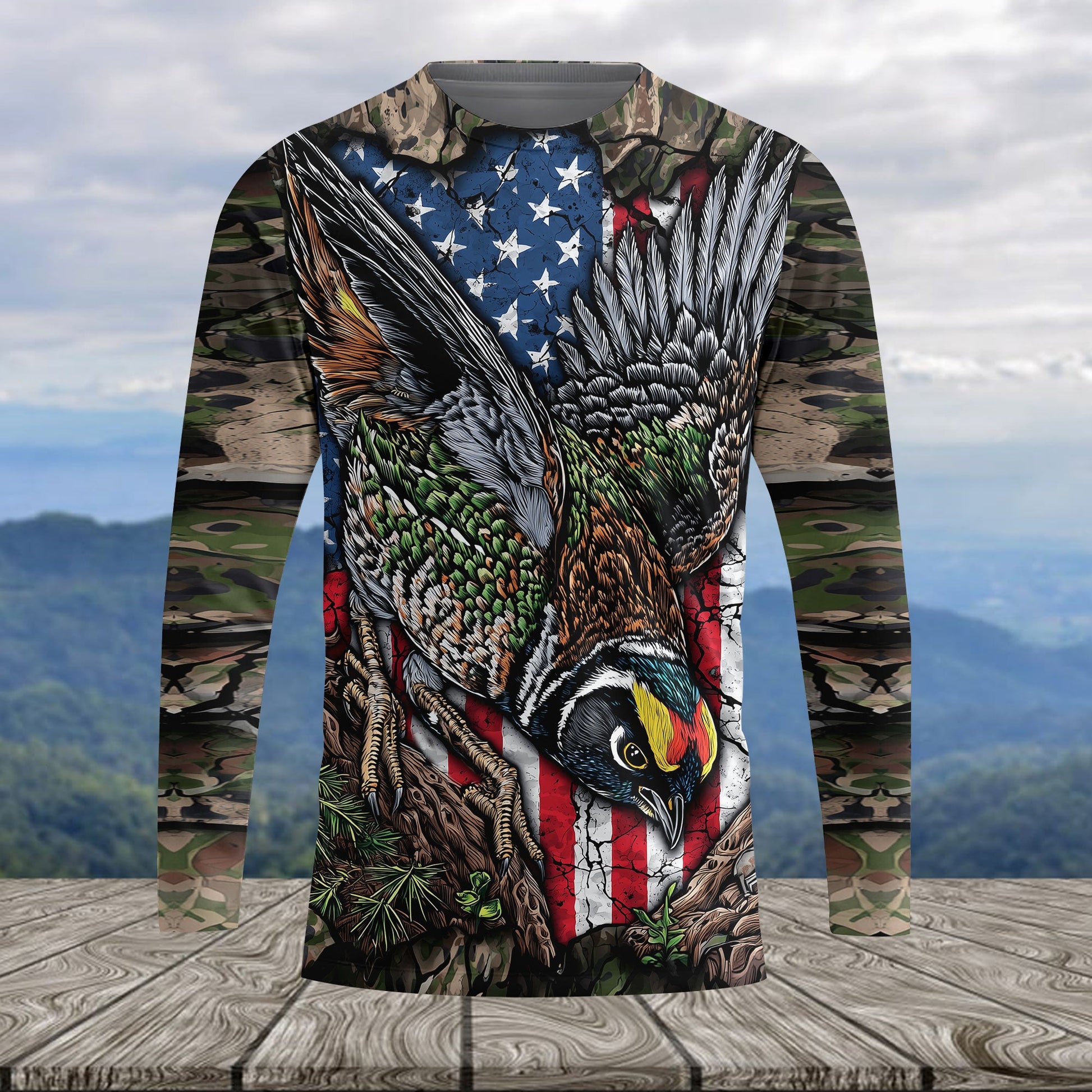 Quail Perched On The Rock All Over Print Shirt