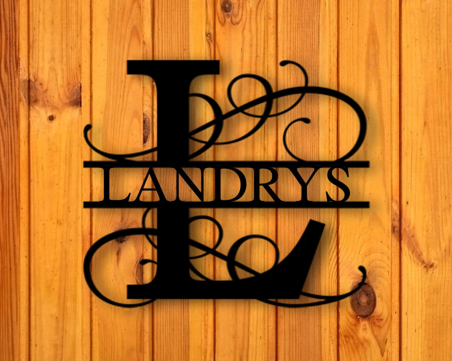 Last Name Metal Sign, Family Name Sign, Personalized Metal Wall Decor, Housewarming Gift, Welcome Sign For Front Porch, Metal Monogram Sign, Laser Cut Metal Signs Custom Gift Ideas