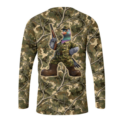 Dove Hunting Camouflage Funny All Over Print Shirt