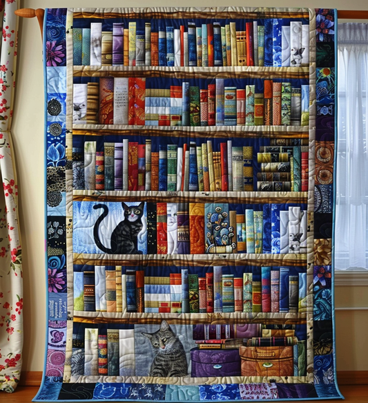 Read Retreat Quilted Blanket - Throw (55" x 60")