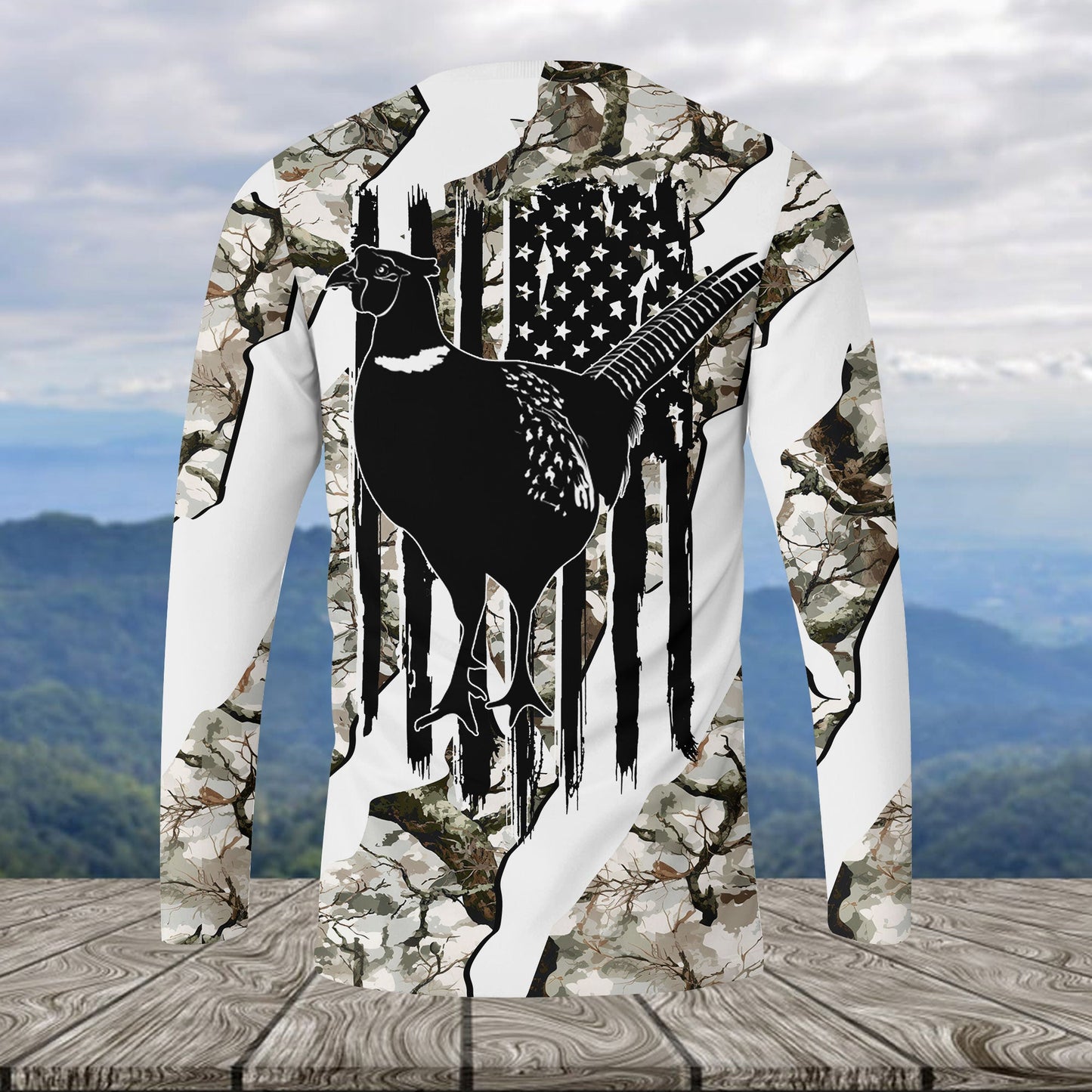 America Pheasant Hunting Camo All Over Print Shirt
