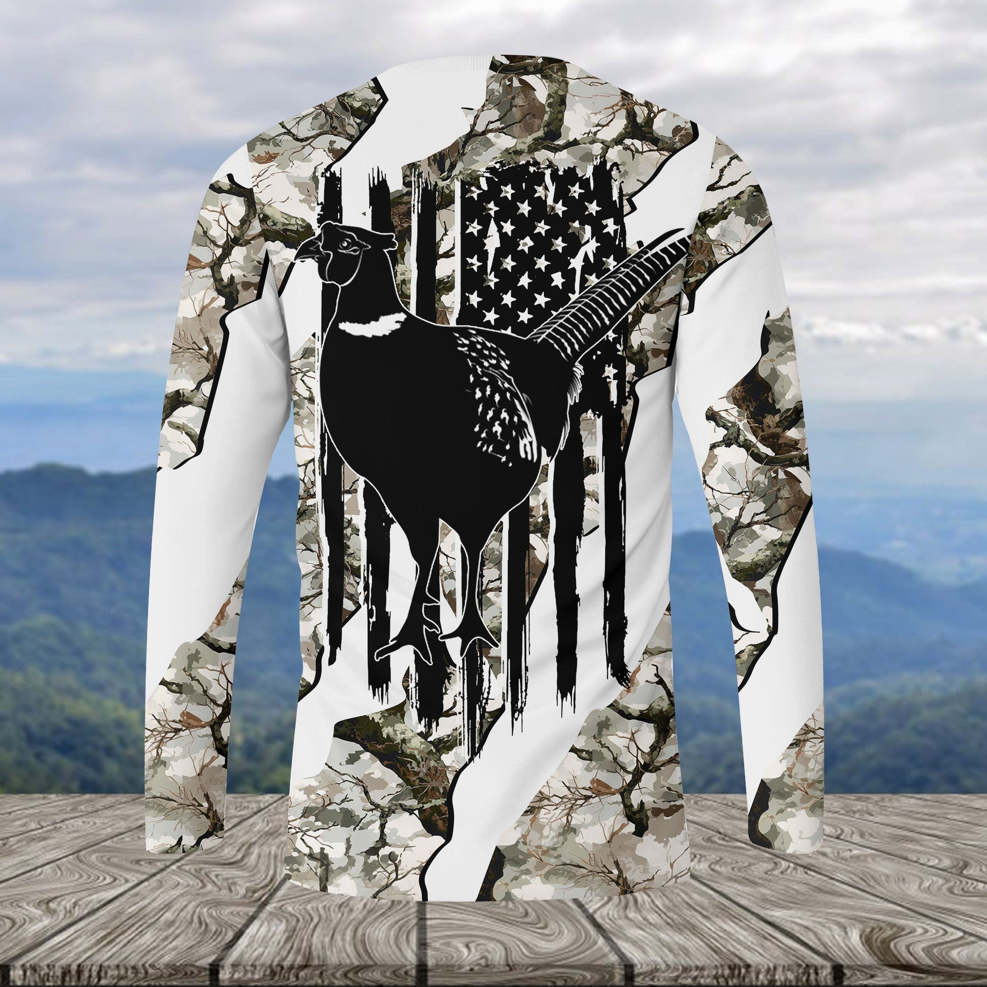 America Pheasant Hunting Camo All Over Print Shirt